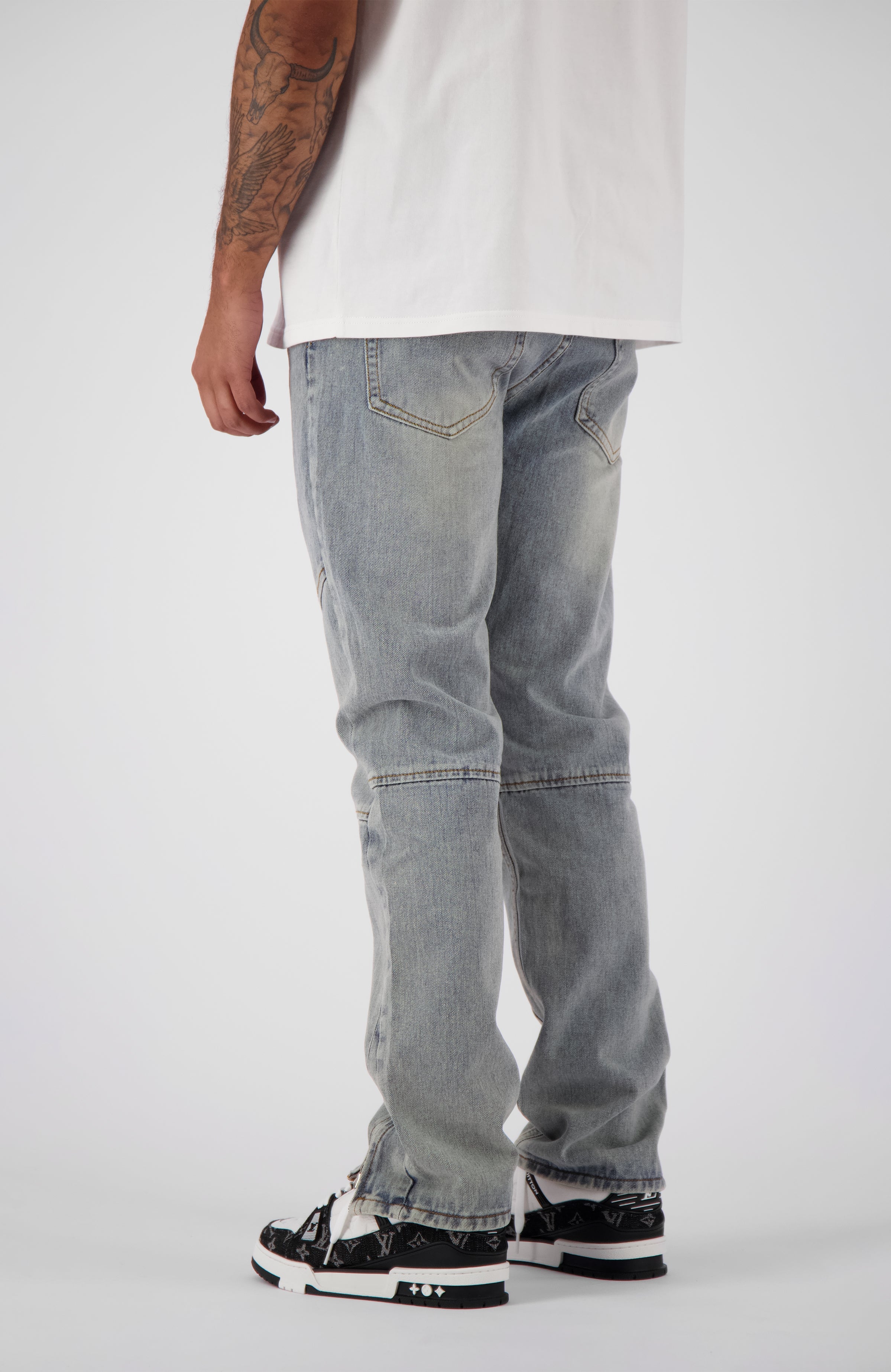 STRAIGHT WORKER DENIM | Blau