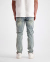 STRUCTURE SLIM DENIM | Blau