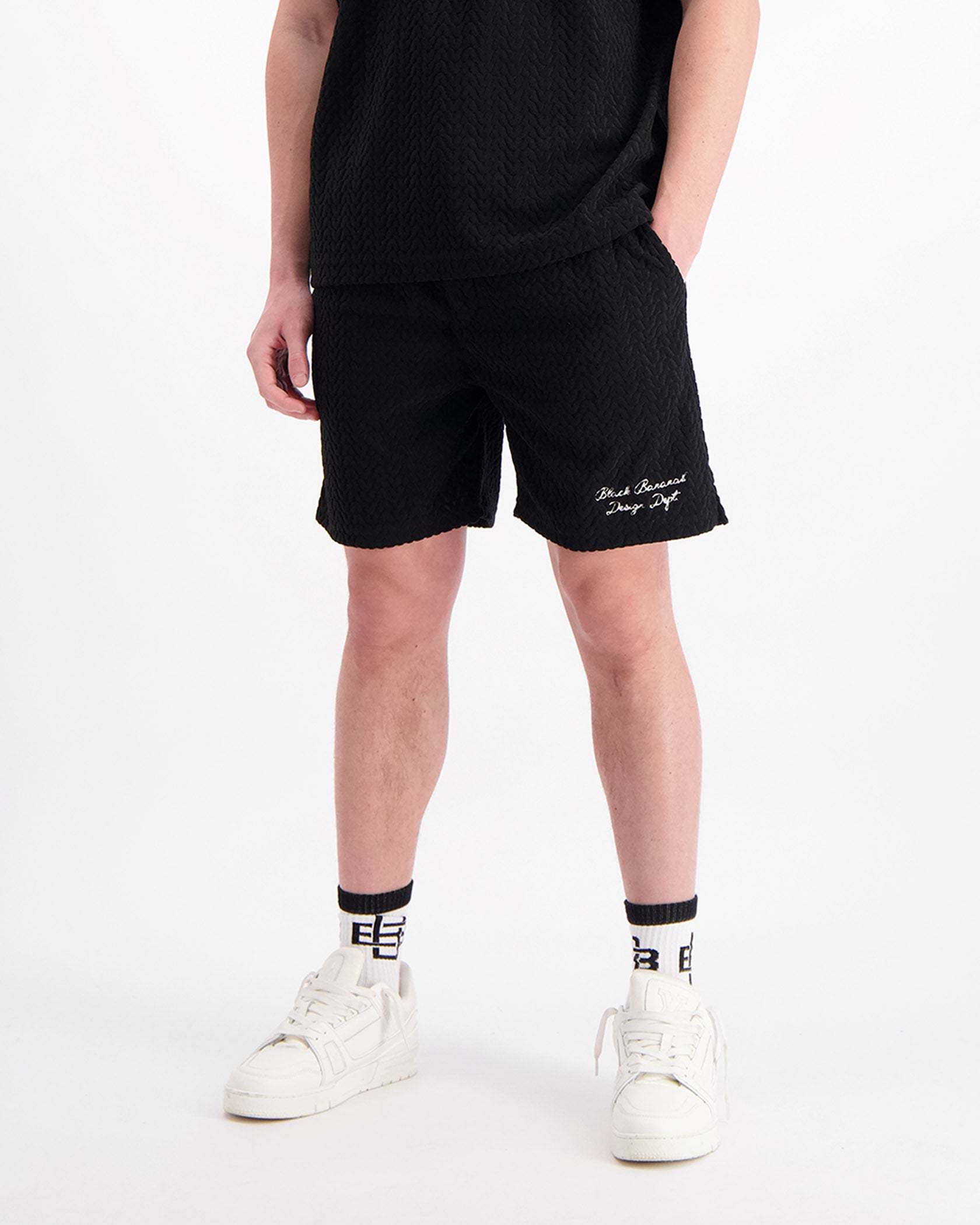 TERRY LOUNGE SHORTS | Schwarz