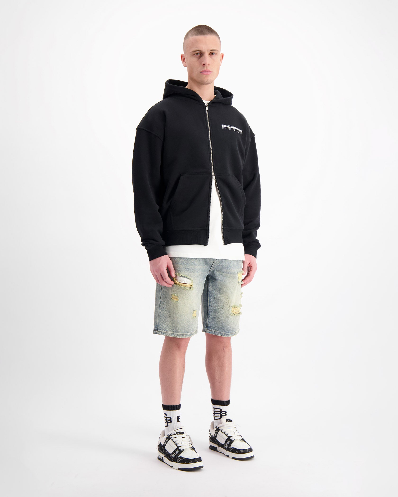 TTD ZIP HOODIE | Schwarz