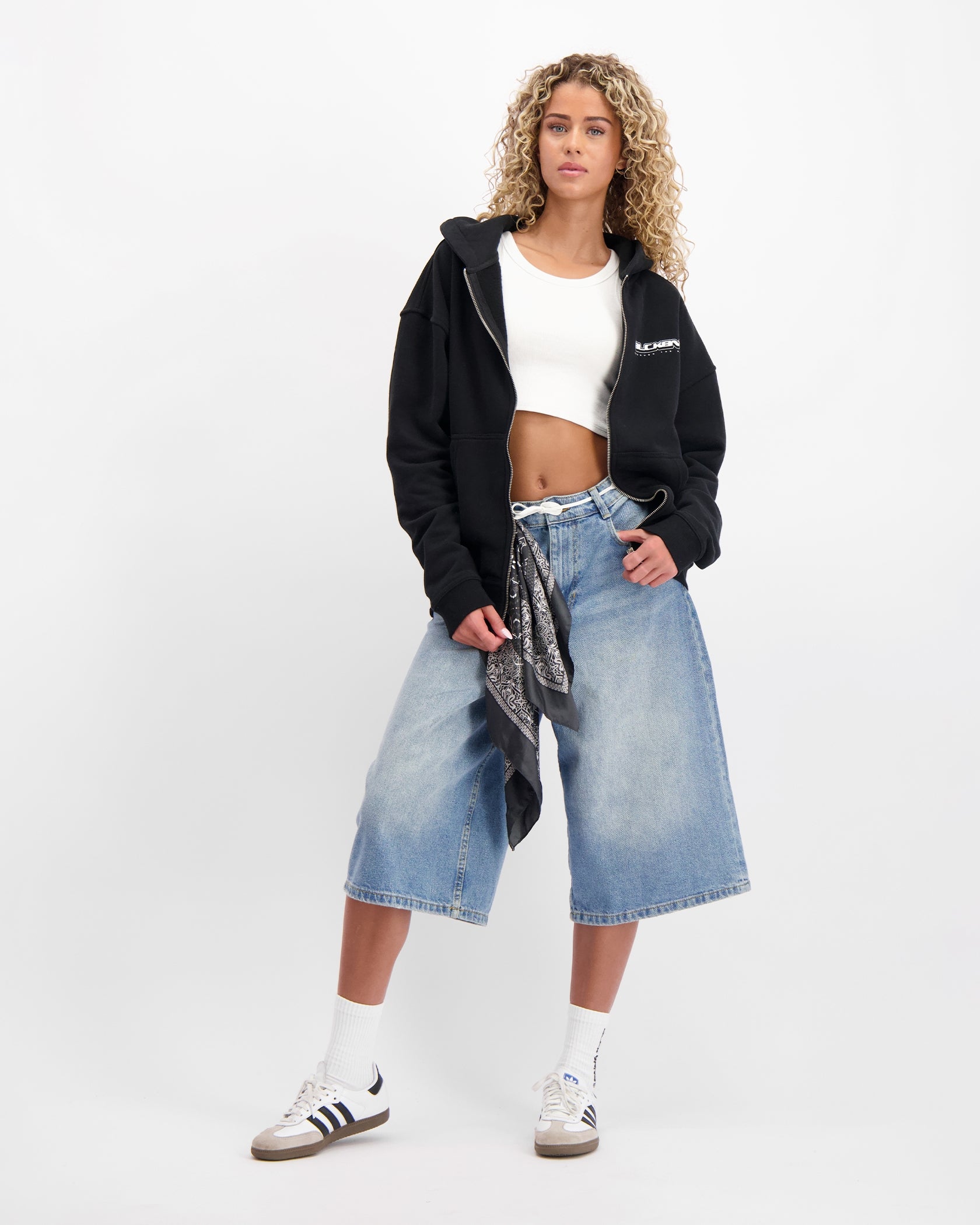 TTD ZIP HOODIE | Schwarz