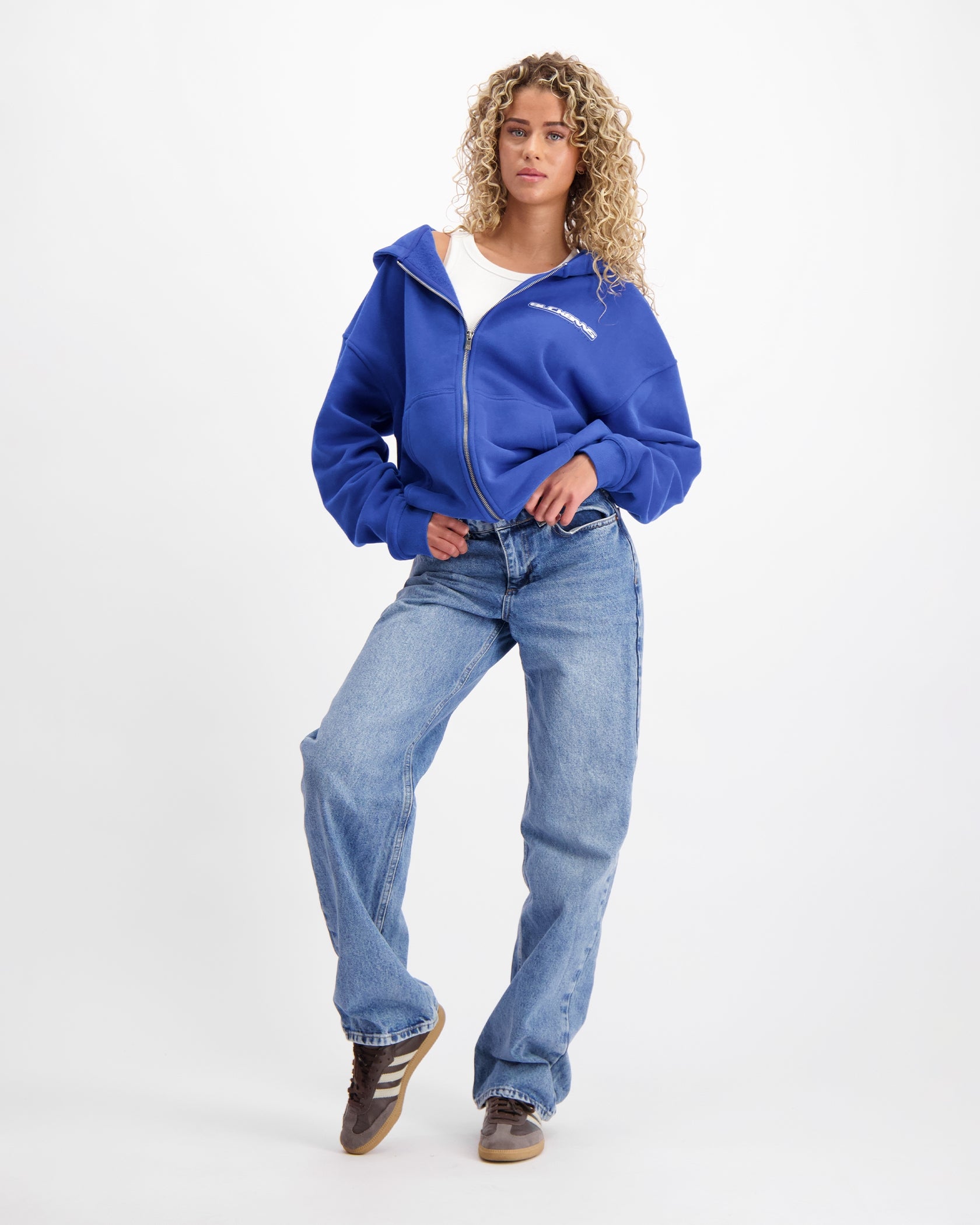 TTD ZIP HOODIE | Blau