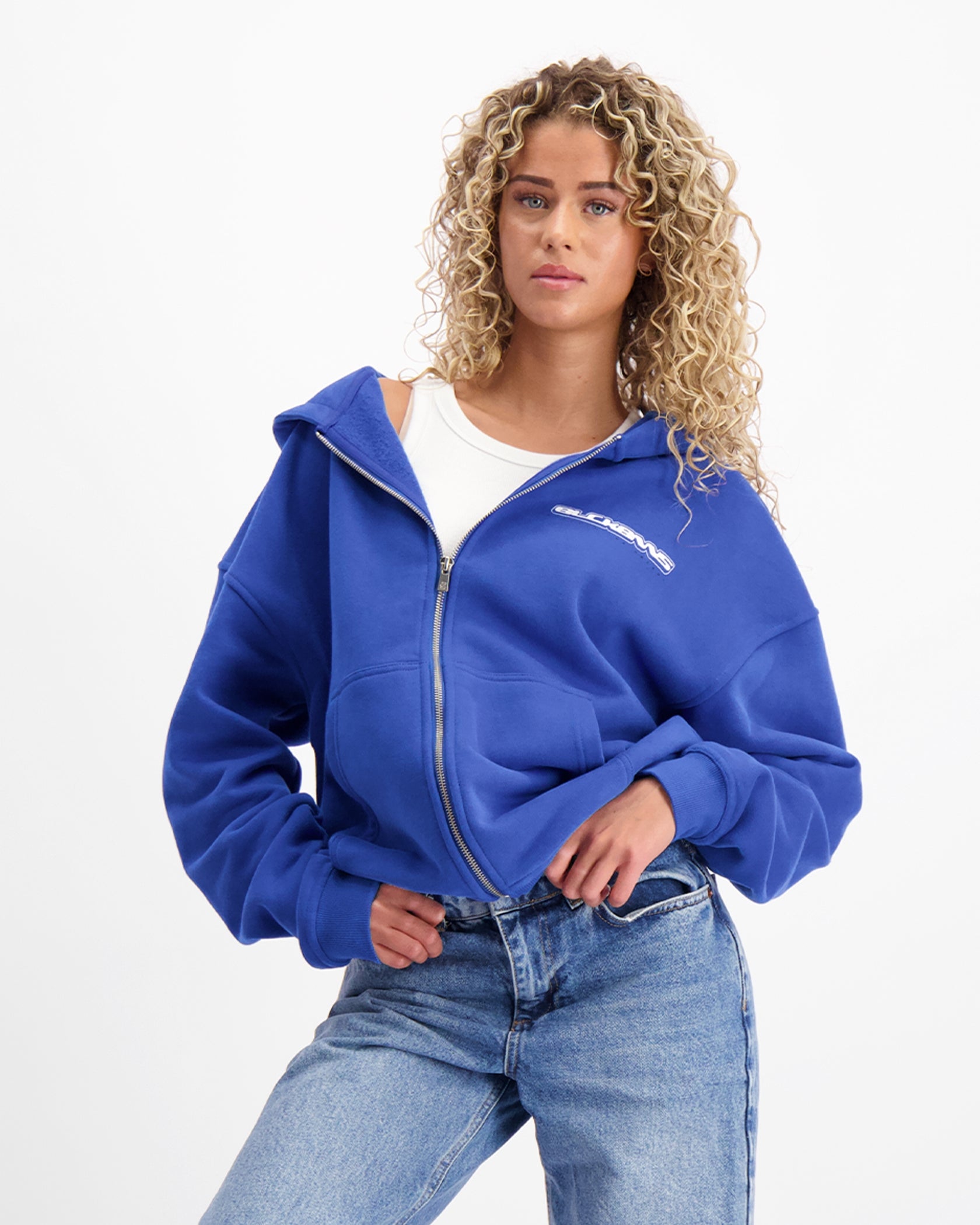 TTD ZIP HOODIE | Blau