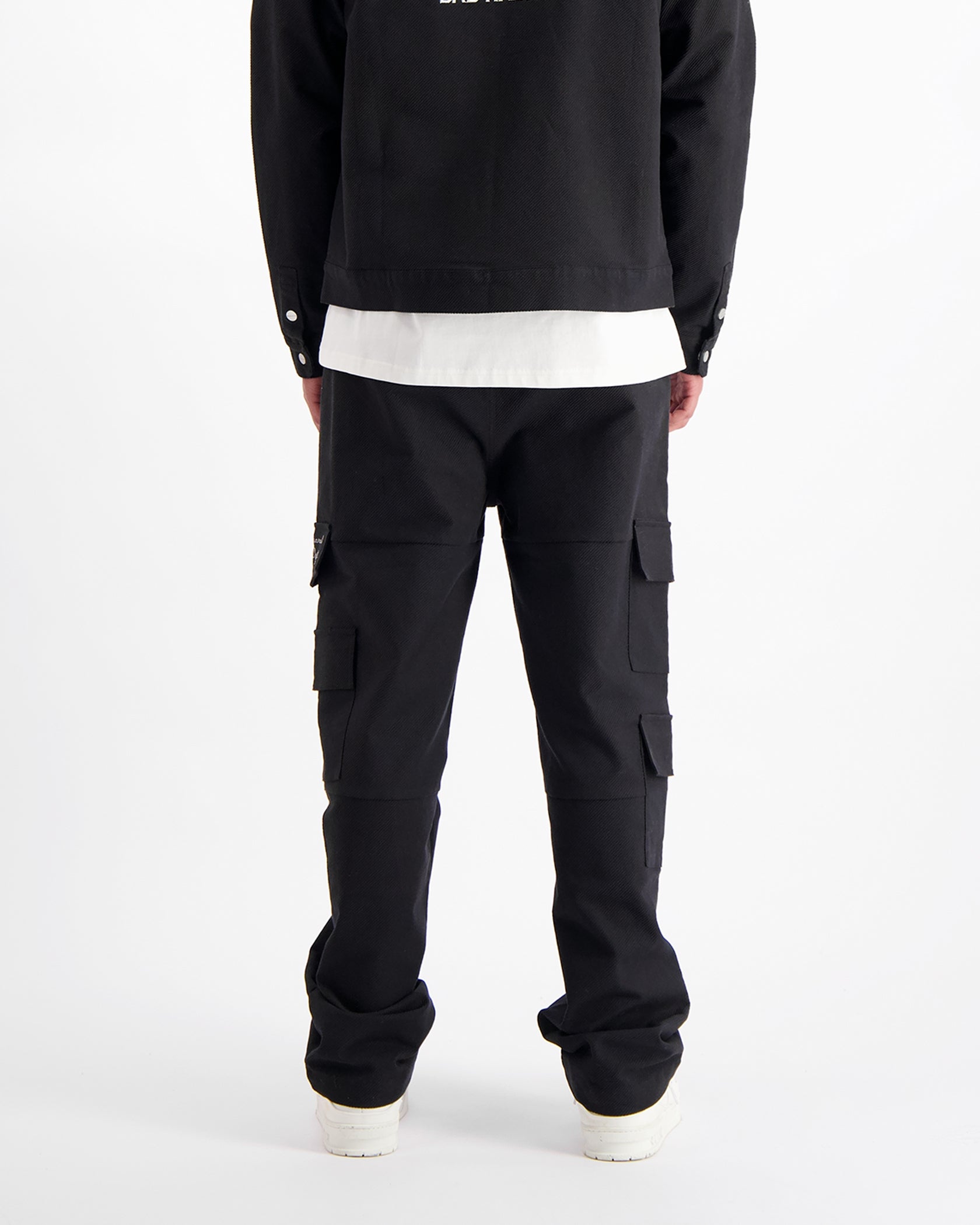 TWILL CARGO PANTS | Schwarz