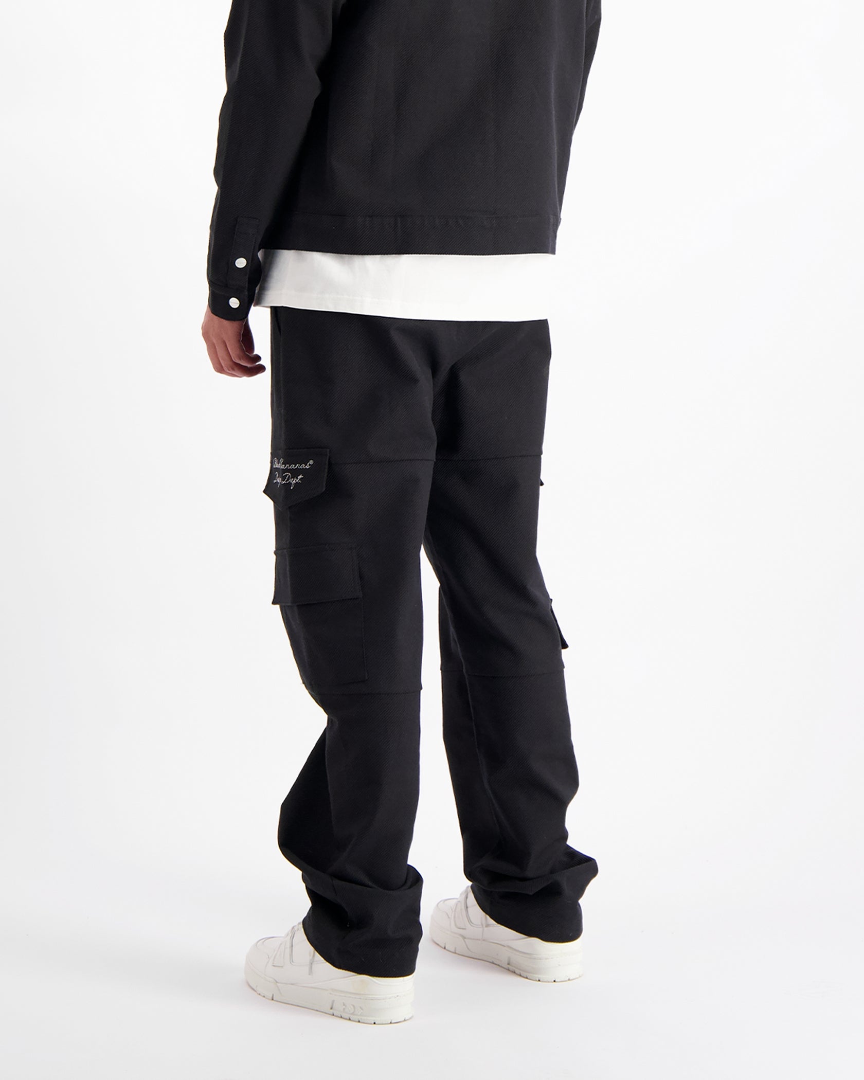 TWILL CARGO PANTS | Schwarz