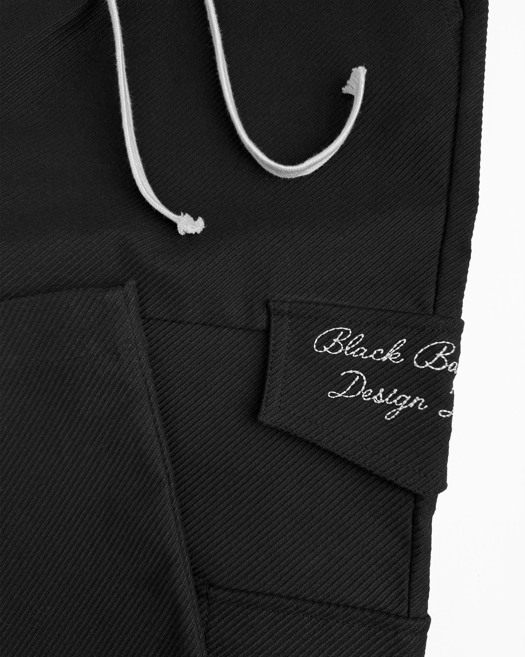 TWILL CARGO PANTS | Schwarz