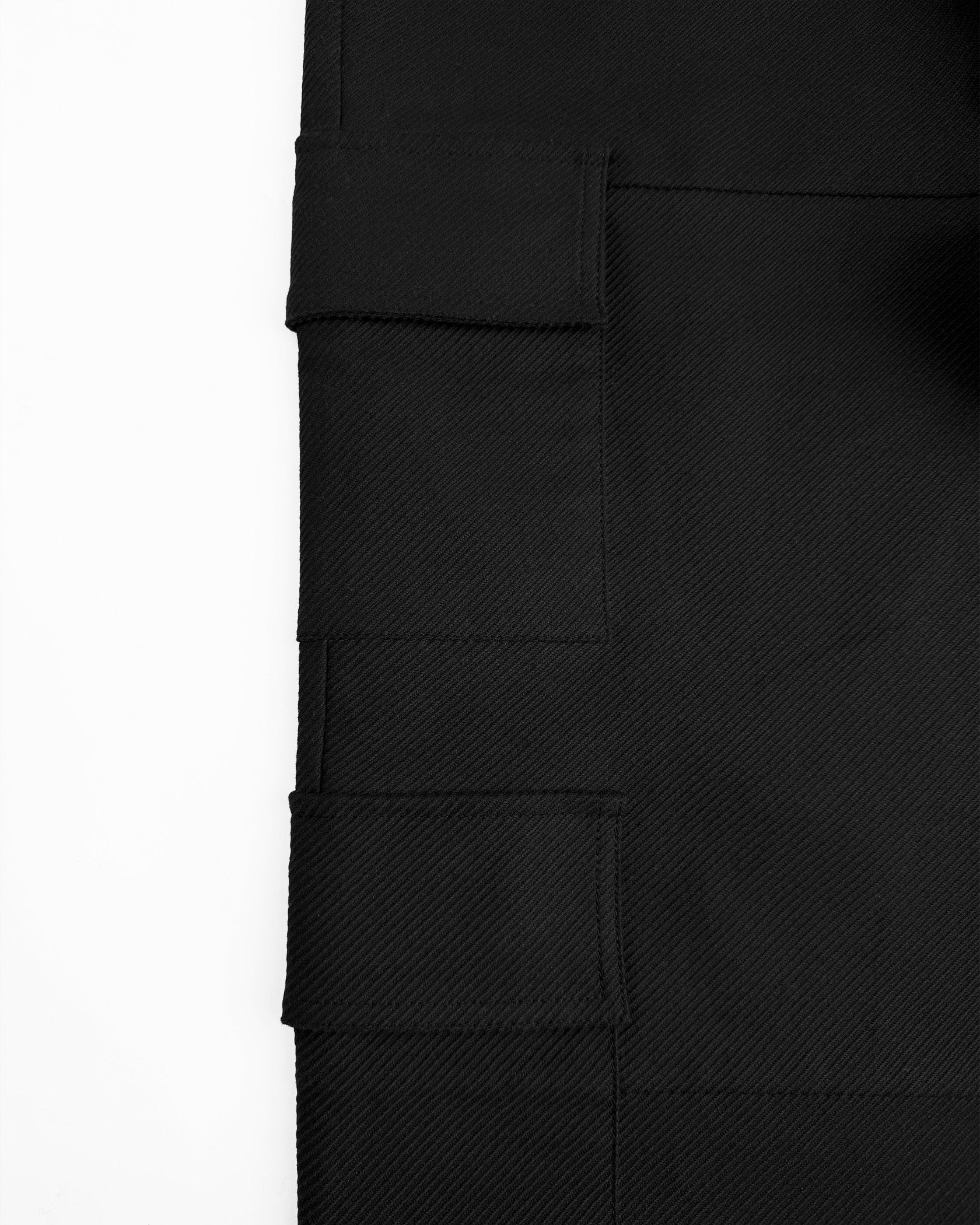 TWILL CARGO PANTS | Schwarz