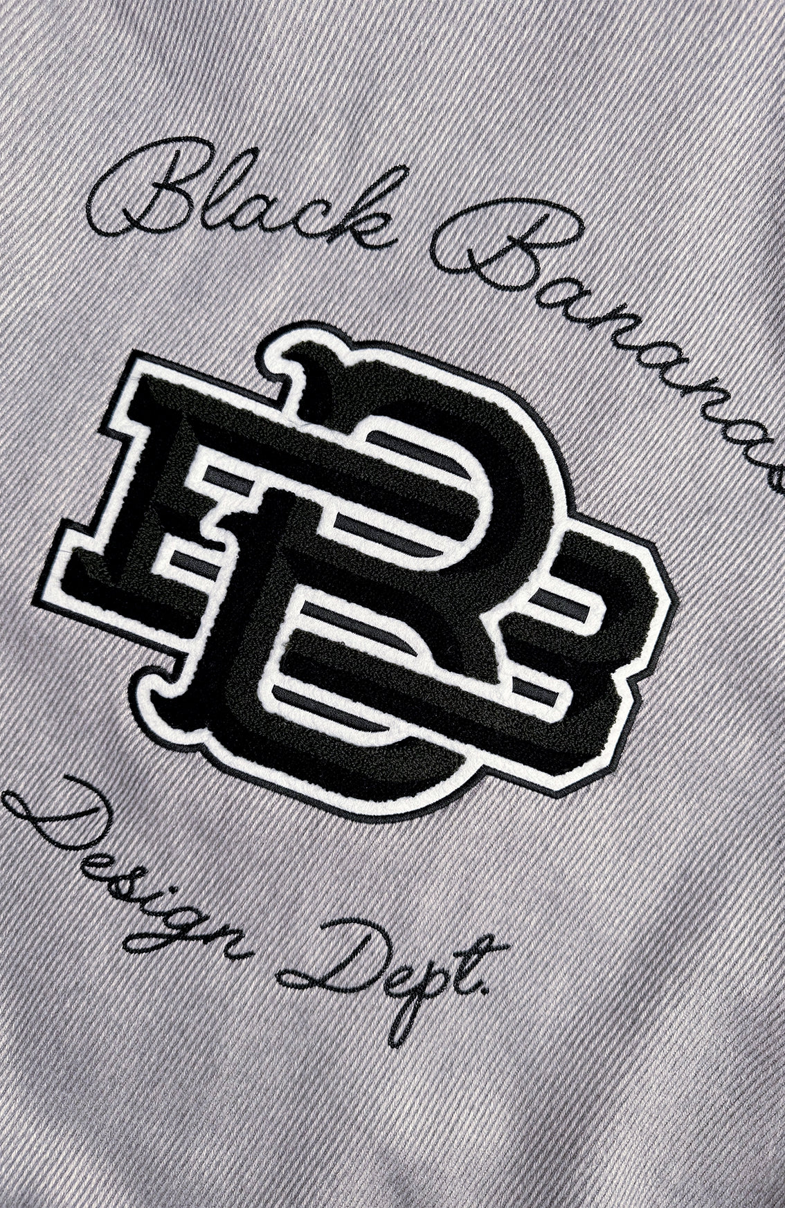 TWILL MONO JACKET | Grau