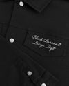 TWILL RIPPED JACKET | Schwarz