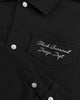 TWILL RIPPED JACKET | Schwarz