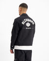 TWILL RIPPED JACKET | Schwarz
