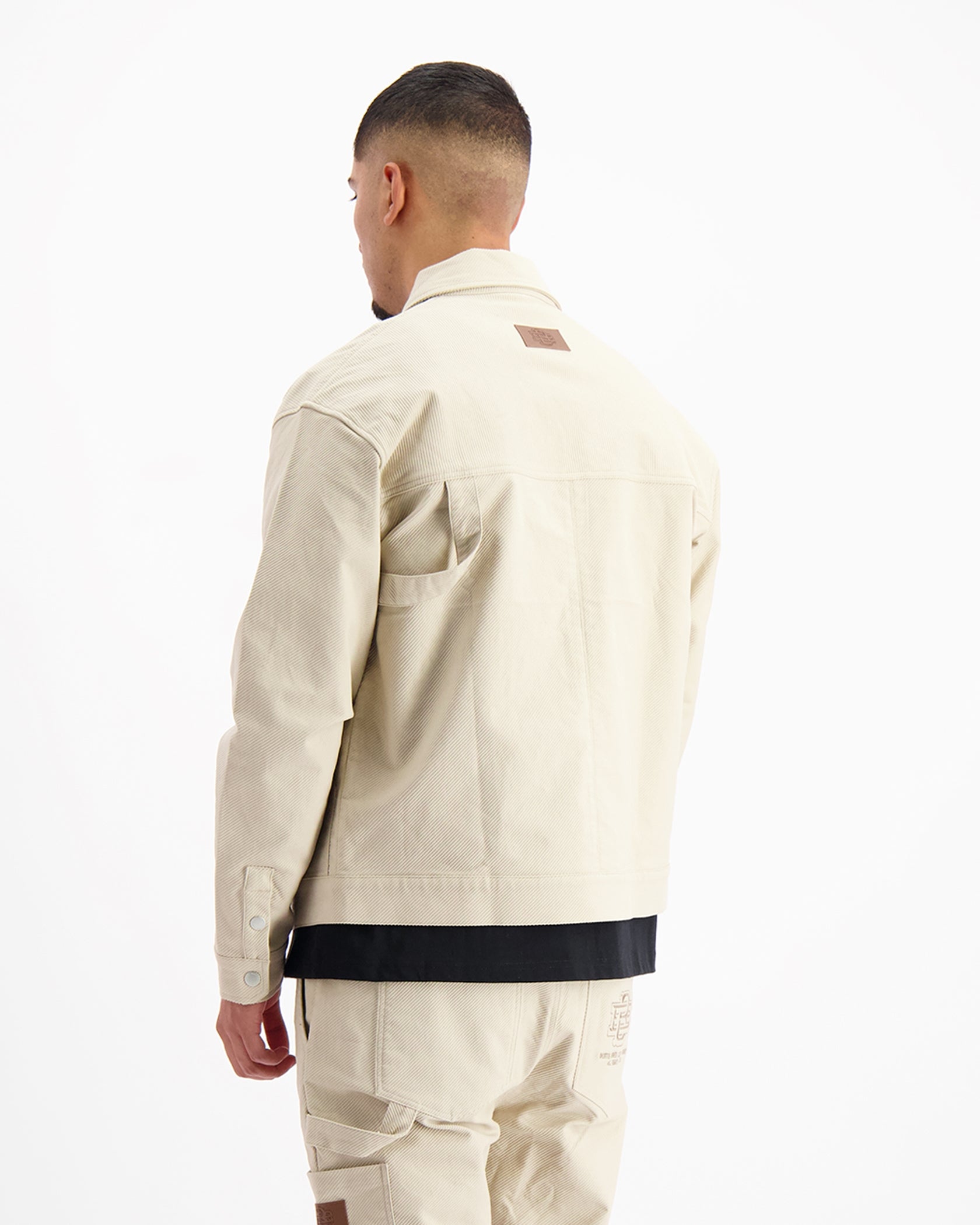 TWILL WORKER JACKET | Sand