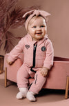 Baby-Anorak-Trainingsanzug | Rosa